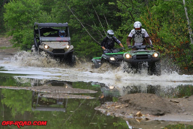 We explored the Anthracite Outdoor Adventure Area with Kawasaki on its new 2012 Brute Force ATVs. 