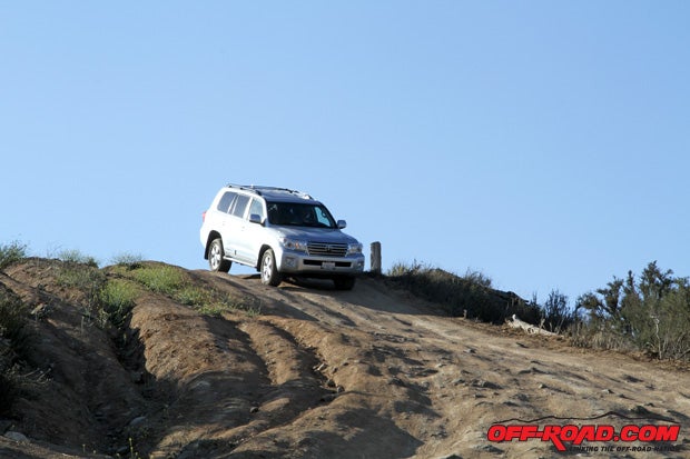 Features like downhill assist control help put a truck or SUV into a slow-speed crawl during downhill sections, where the vehicle's downhill speed is monitored by the vehicle so the driver can focus on steering.