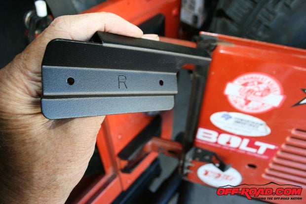 Installing jeep soft top hardware #4