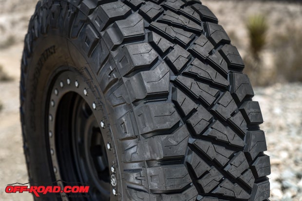The Ridge Grappler features a high-void tread pattern for off-road grip, but Nitto also looked to create a tire that is quiet and smooth on the highway as well.