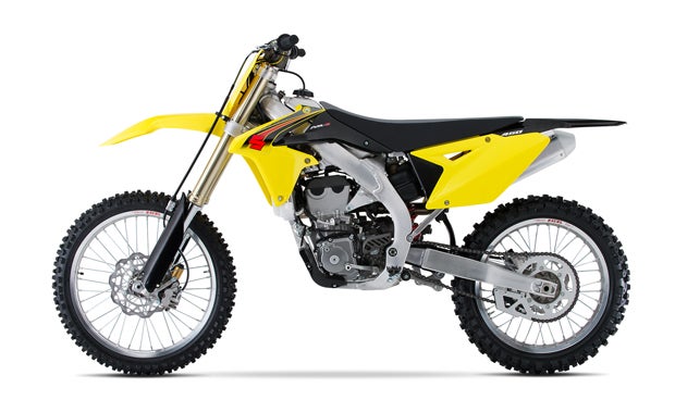 New Showa SFF Air Forks provide more progressive suspension feel and adjustability on the 2015 RM-Z450.