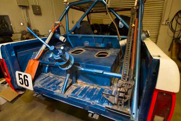 The old Bronco was in rough shape when it was hauled into Samco on a trailer. After Hall raced it in 1969 and 1970, he sold it to Myron Croel, who had earned (according to Rod) the nickname of Myron Roll for turning the Bronco rubber-side-up a few times.
