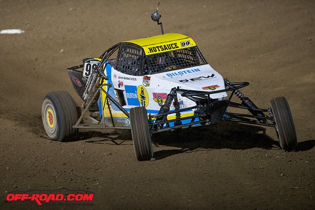 Darren Hardesty earned the Pro Buggy victory at Round 9. 