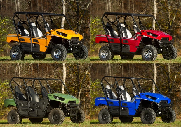 The 2012 Teryx4 is available in four colors. 