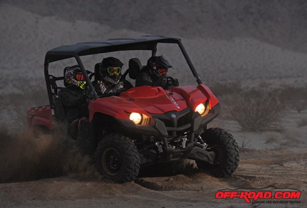 With three full-sized adults, the Vikings 686cc single provided plenty of pep for desert romping. 