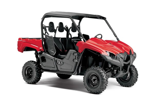 Replacing the popular Rhino, Yamahas new Viking side-by-side provides a unique three-seat layout.