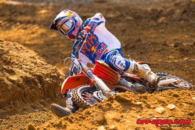 Ryan Dungey has reached the top of the podium in three straight years at Budds Creek, keeping the point race between he and Red Bull KTM teammate Ken Roczen tight. 